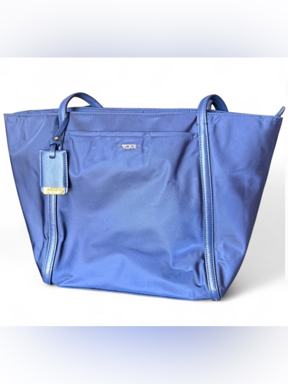 Tumi Royal Blue Nylon Tote with Shoulder Straps